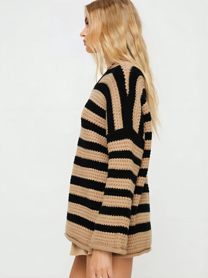 Zrelaksowany i stylowy sweter zimowy Parker |